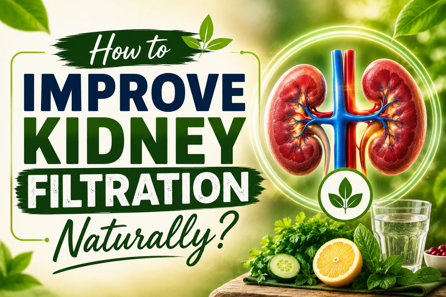 How to Improve Kidney Filtration Naturally?